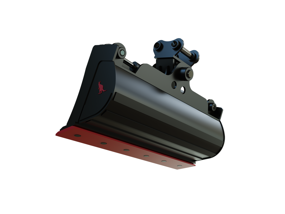 Roo Attachments 900mm hydraulic tilting mud bucket for 1.5t-1.8t mini excavators, additional view