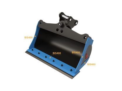 Roo Attachments 1000mm hydraulic tilting mud bucket for 1.5t-1.8t mini excavators, additional view