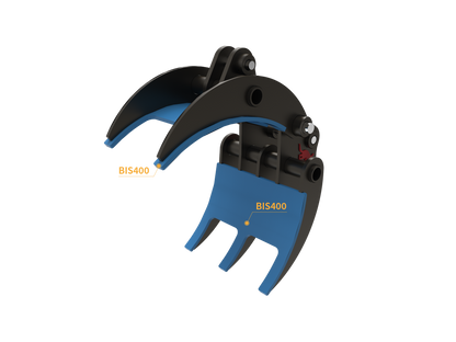 Roo Attachments 400mm mechanical grab for 0.8t-1.0t mini excavators, additional view