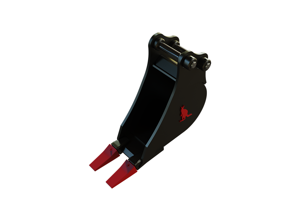 Roo Attachments 150mm trenching bucket for 0.8t-1.0t mini excavators, additional view