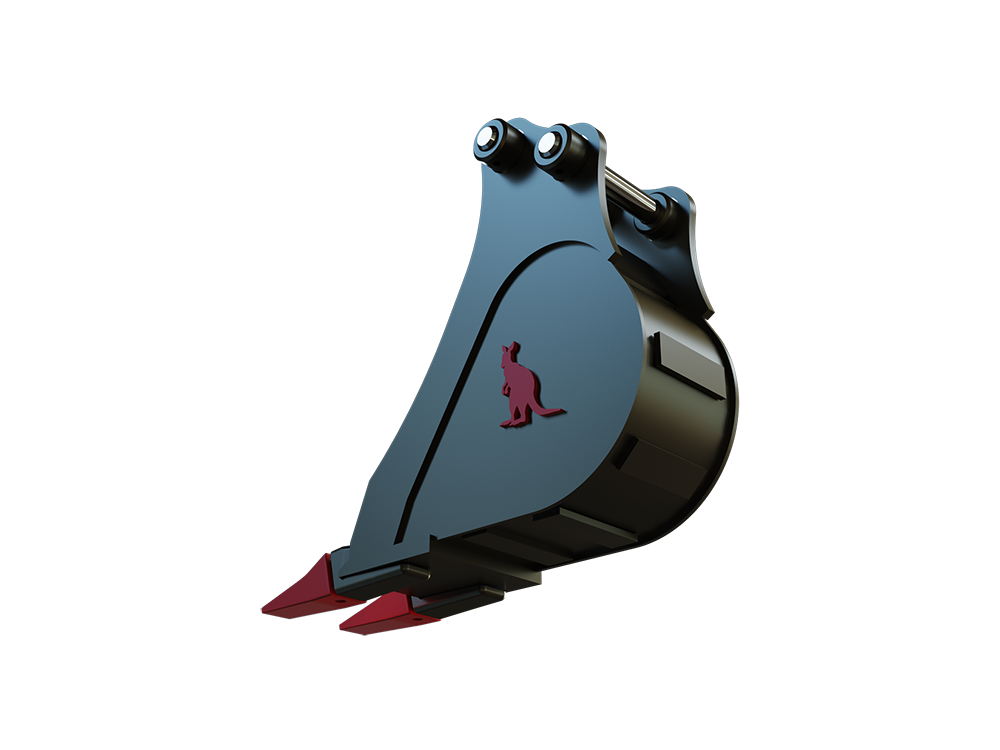 Roo Attachments 150mm trenching bucket for 0.8t-1.0t mini excavators, additional view
