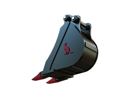 Roo Attachments 200mm trenching bucket for 0.8t-1.0t mini excavators, additional view