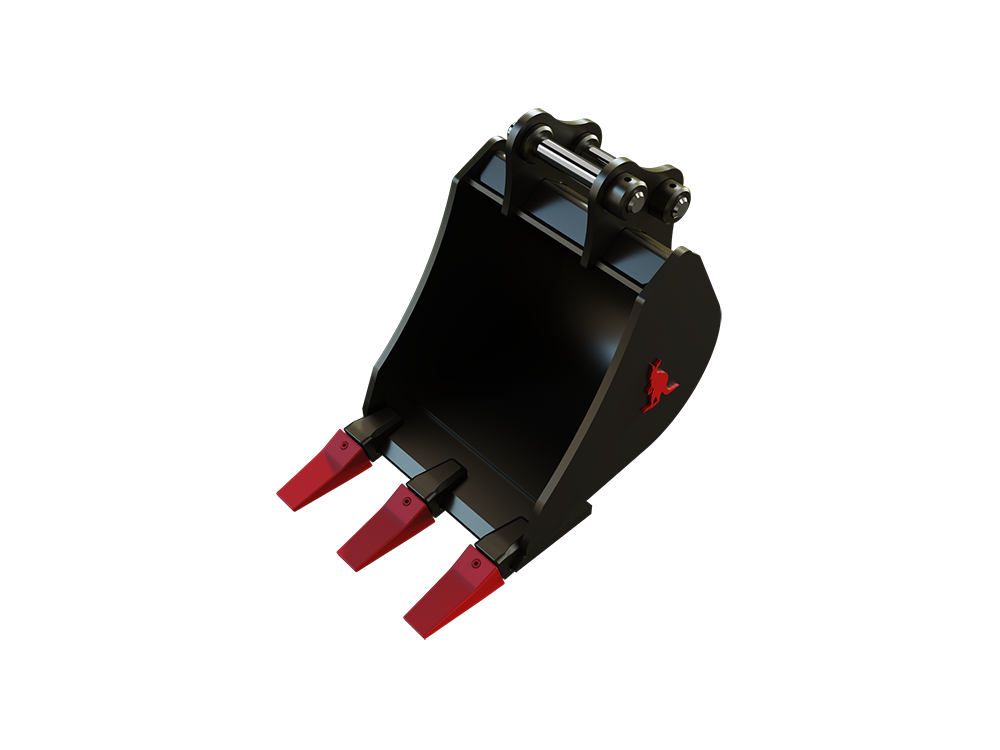 Roo Attachments 300mm general-purpose digging bucket for 0.8t-1.0t mini excavators