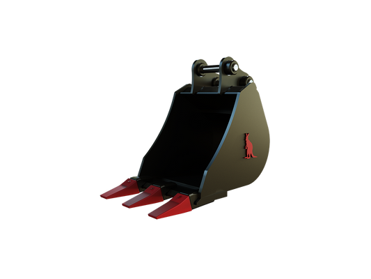 Roo Attachments 300mm general-purpose digging bucket for 0.8t-1.0t mini excavators, additional view