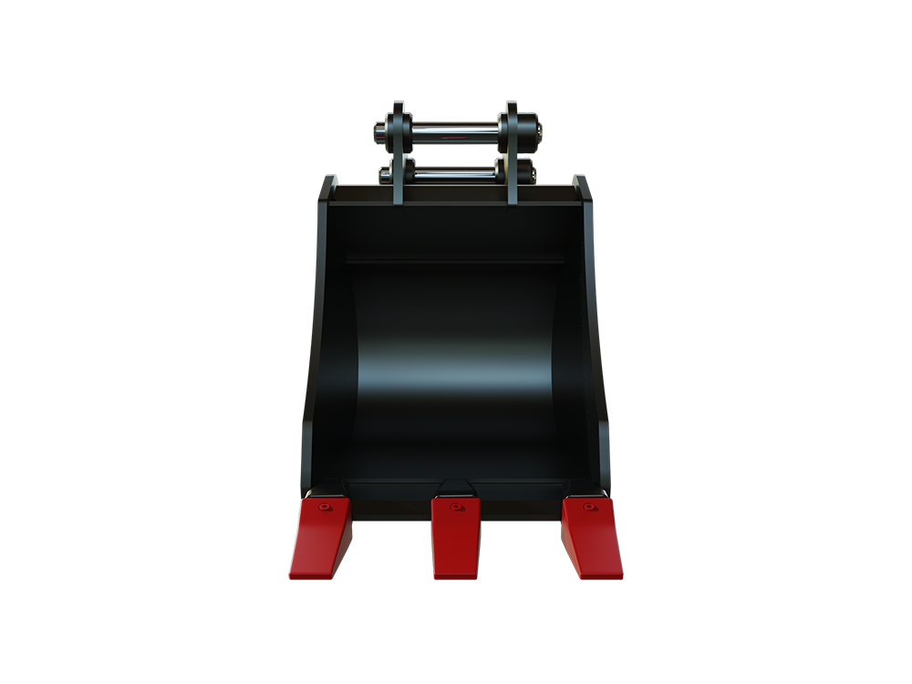 Roo Attachments 300mm general-purpose digging bucket for 0.8t-1.0t mini excavators, additional view