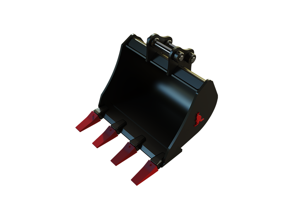 Roo Attachments 450mm general-purpose digging bucket for 0.8t-1.0t mini excavators, additional view