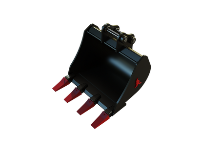 Roo Attachments 450mm general-purpose digging bucket for 0.8t-1.0t mini excavators, additional view