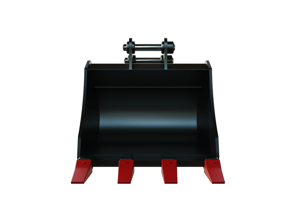 Roo Attachments 450mm general-purpose digging bucket for 0.8t-1.0t mini excavators, additional view