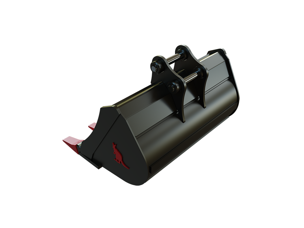 Roo Attachments 600mm general-purpose digging bucket for 0.8t-1.0t mini excavators, additional view
