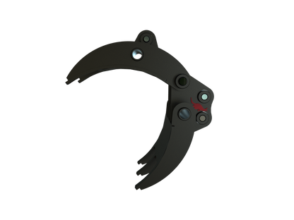 Roo Attachments 400mm mechanical grab for 0.8t-1.0t mini excavators, additional view