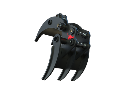 Roo Attachments 400mm mechanical grab for 0.8t-1.0t mini excavators, additional view