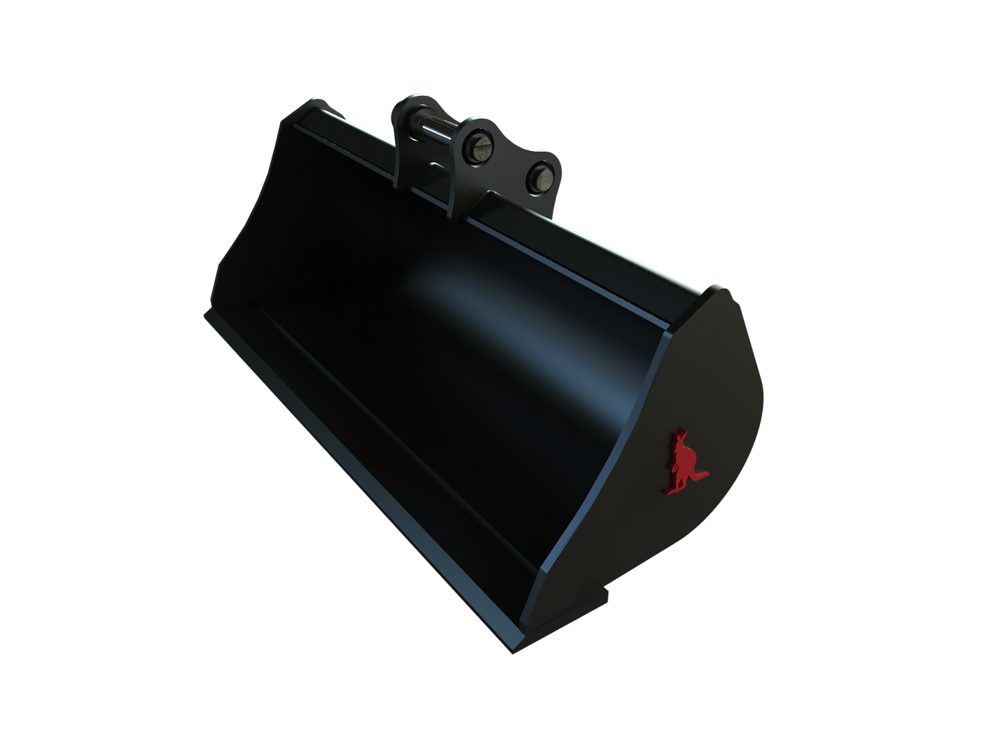 Roo Attachments 800mm mud and batter bucket for 0.8t-1.0t mini excavators, additional view
