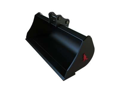Roo Attachments 800mm mud and batter bucket for 0.8t-1.0t mini excavators, additional view