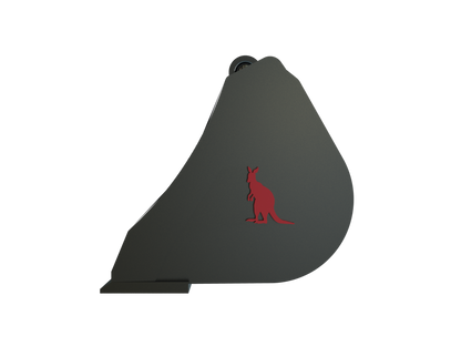 Roo Attachments 800mm mud and batter bucket for 0.8t-1.0t mini excavators, additional view