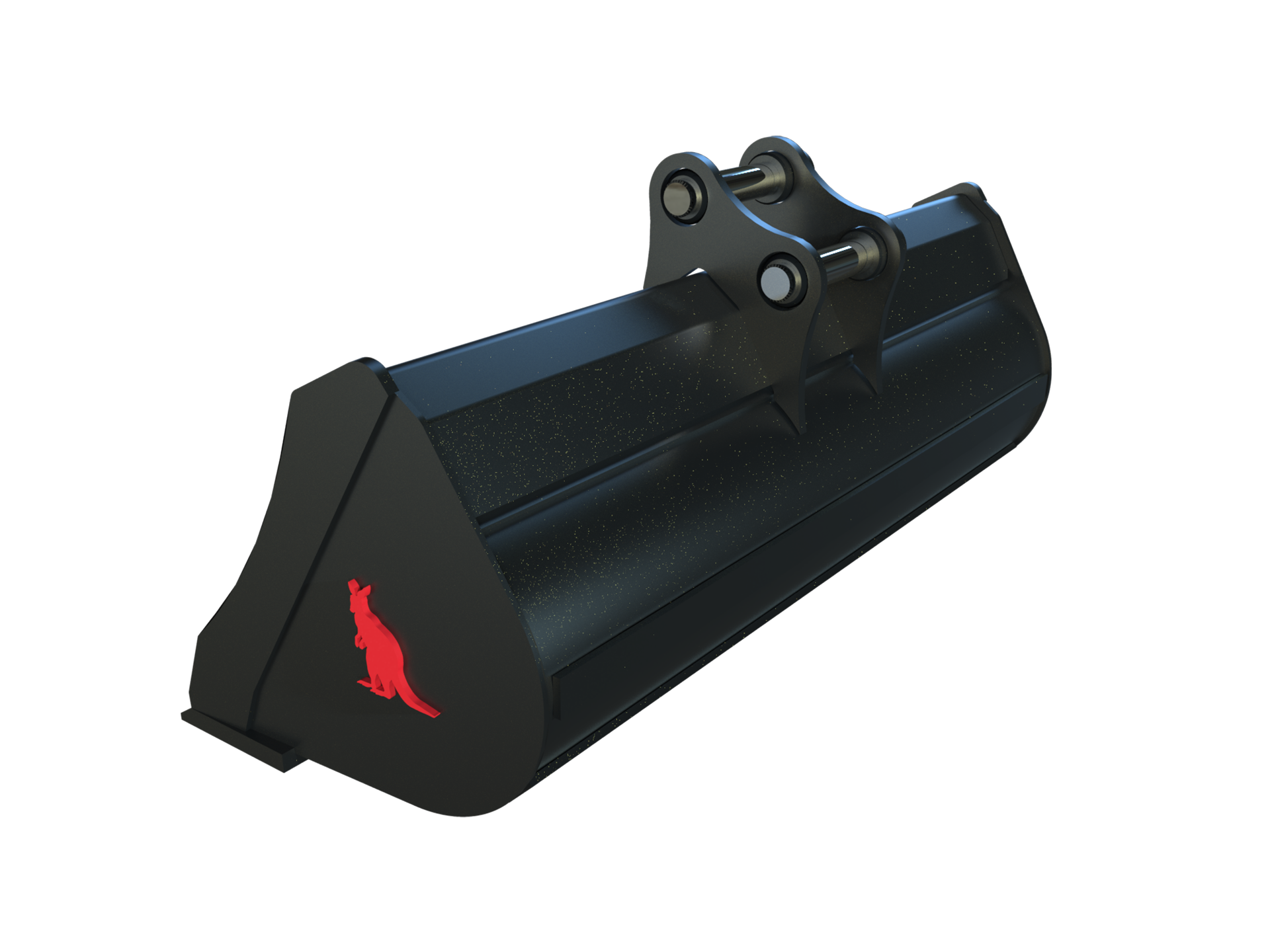 Roo Attachments 800mm mud and batter bucket for 0.8t-1.0t mini excavators, additional view