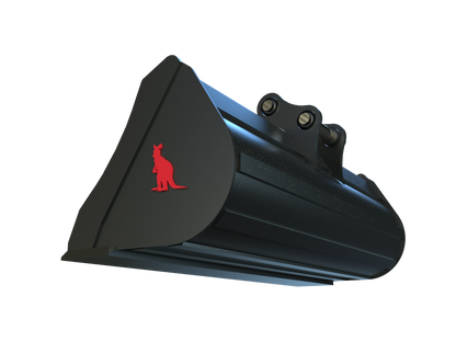 Roo Attachments 800mm mud and batter bucket for 0.8t-1.0t mini excavators, additional view