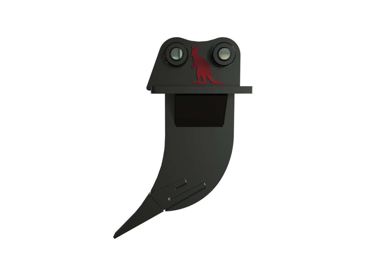 Roo Attachments single-shank ripper for 0.8t-1.0t mini excavators, additional view