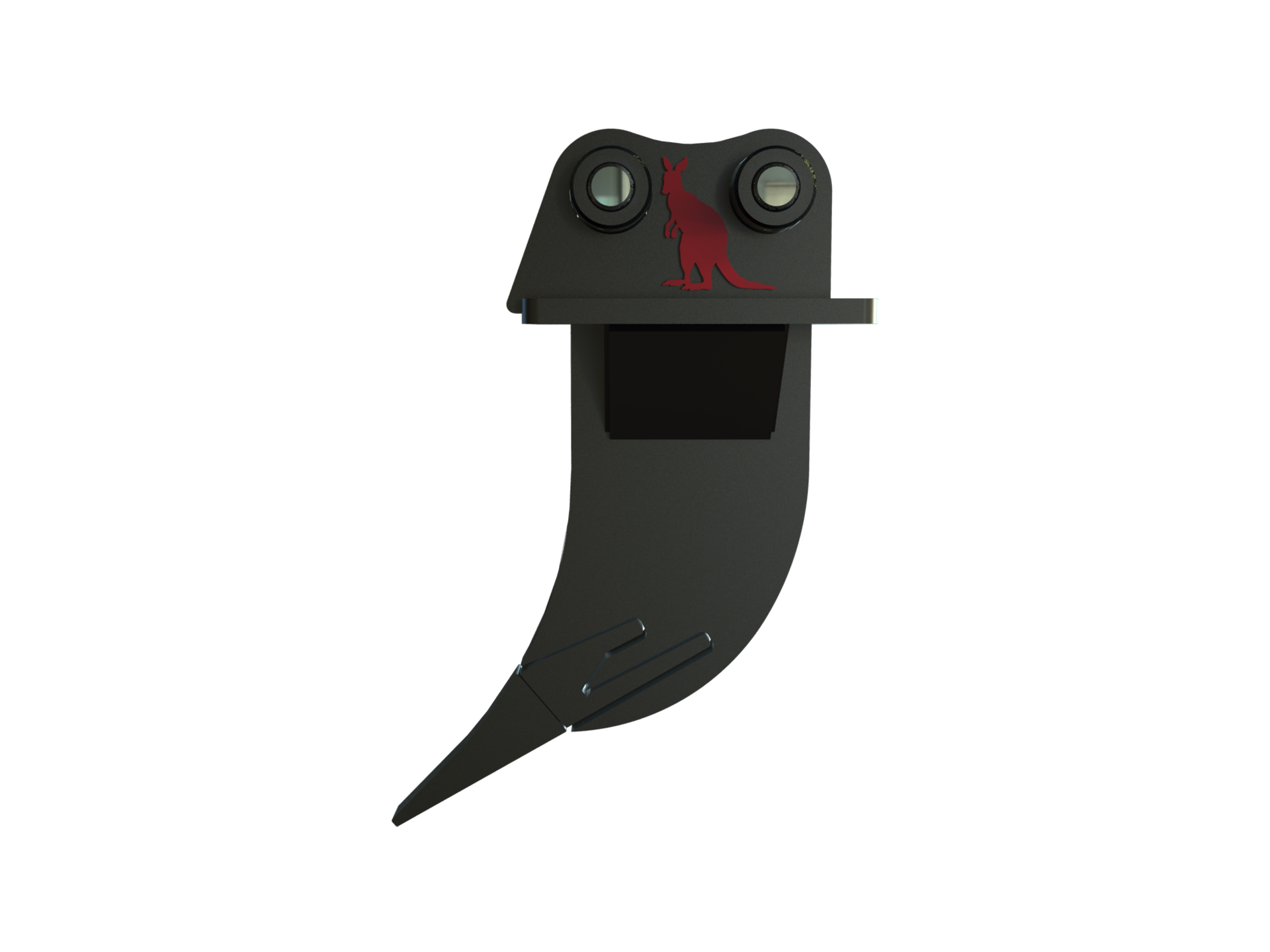 Roo Attachments single-shank ripper for 0.8t-1.0t mini excavators, additional view