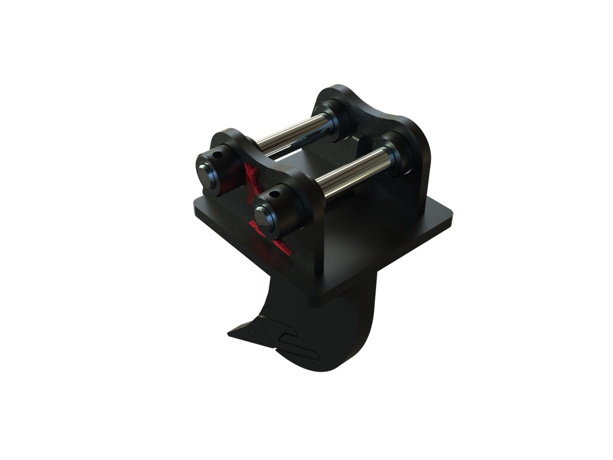 Roo Attachments single-shank ripper for 0.8t-1.0t mini excavators, additional view