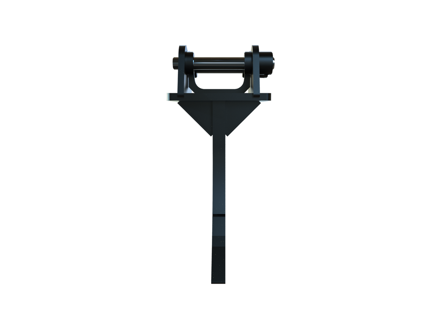 Roo Attachments single-shank ripper for 0.8t-1.0t mini excavators, additional view