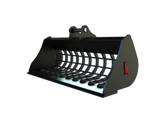Roo Attachments 800mm skeleton sieve bucket for 0.8t-1.0t mini excavators