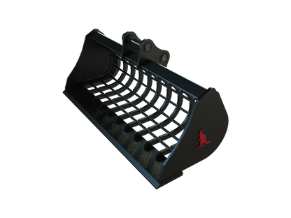 Roo Attachments 800mm skeleton sieve bucket for 0.8t-1.0t mini excavators, additional view