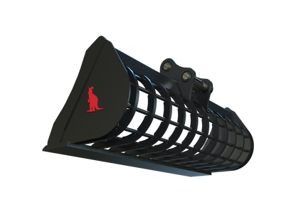Roo Attachments 800mm skeleton sieve bucket for 0.8t-1.0t mini excavators, additional view
