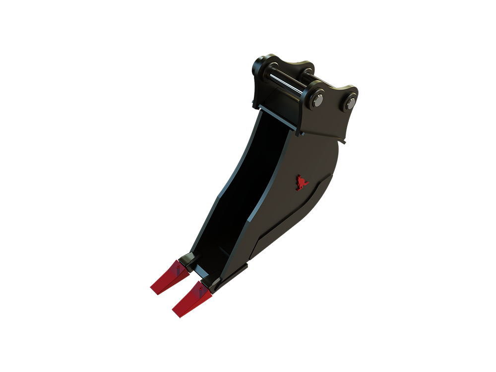 Roo Attachments 150mm trenching bucket for 2.0t-2.7t mini excavators, additional view