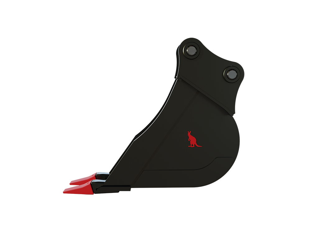 Roo Attachments 150mm trenching bucket for 2.0t-2.7t mini excavators, additional view