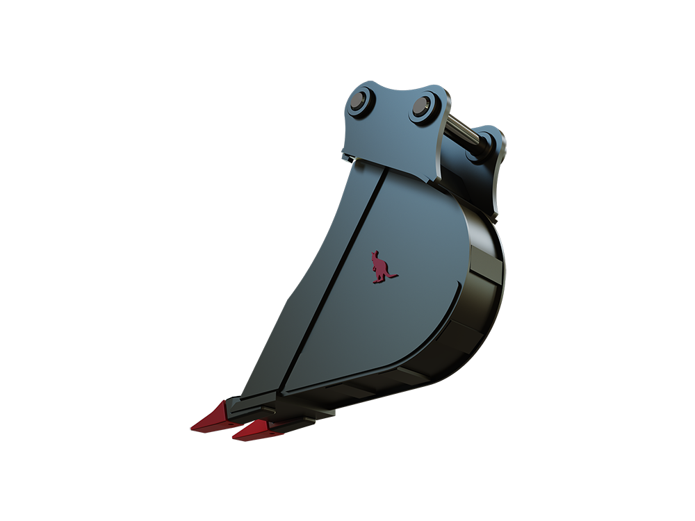 Roo Attachments 150mm trenching bucket for 2.0t-2.7t mini excavators, additional view