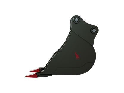 Roo Attachments 200mm trenching bucket for 2.0t-2.7t mini excavators, additional view