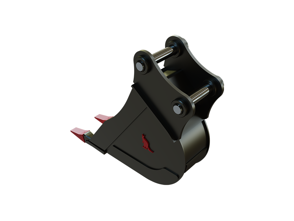 Roo Attachments 200mm trenching bucket for 2.0t-2.7t mini excavators, additional view