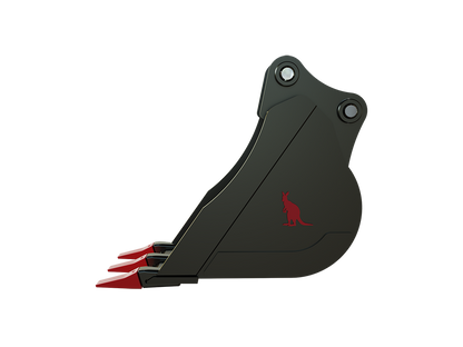 Roo Attachments 300mm general-purpose digging bucket for 2.0t-2.7t mini excavators, additional view