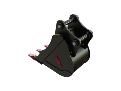 Roo Attachments 300mm general-purpose digging bucket for 2.0t-2.7t mini excavators, additional view