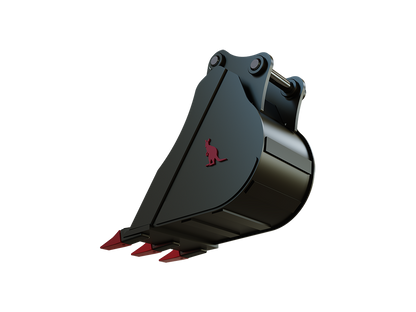 Roo Attachments 300mm general-purpose digging bucket for 2.0t-2.7t mini excavators, additional view