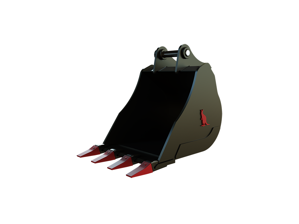 Roo Attachments 450mm general-purpose digging bucket for 2.0t-2.7t mini excavators, additional view