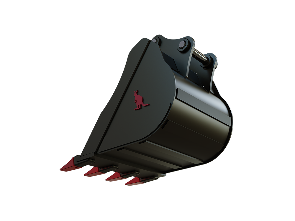 Roo Attachments 450mm general-purpose digging bucket for 2.0t-2.7t mini excavators, additional view
