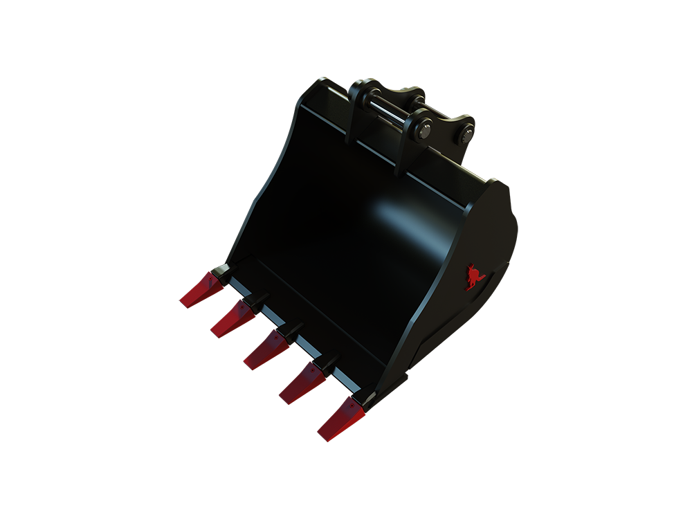 Roo Attachments 600mm general-purpose digging bucket for 2.0t-2.7t mini excavators, additional view
