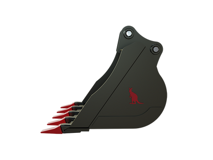 Roo Attachments 600mm general-purpose digging bucket for 2.0t-2.7t mini excavators, additional view