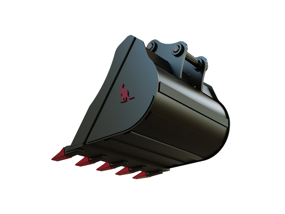 Roo Attachments 600mm general-purpose digging bucket for 2.0t-2.7t mini excavators, additional view