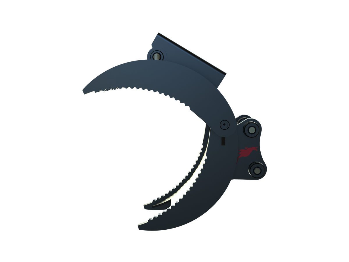 Roo Attachments 400mm hydraulic grab for 2.0t-2.7t mini excavators, additional view