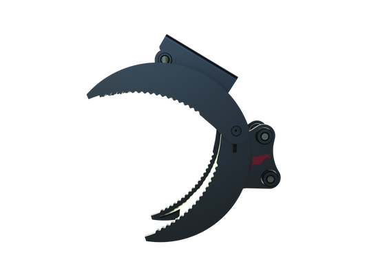 Roo Attachments 400mm hydraulic grab for 2.0t-2.7t mini excavators, additional view