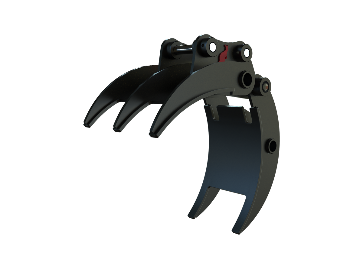 Roo Attachments 400mm solid finger grab for 2.0t-2.7t mini excavators