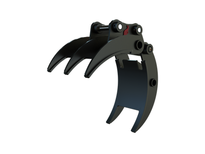 Roo Attachments 400mm solid finger grab for 2.0t-2.7t mini excavators