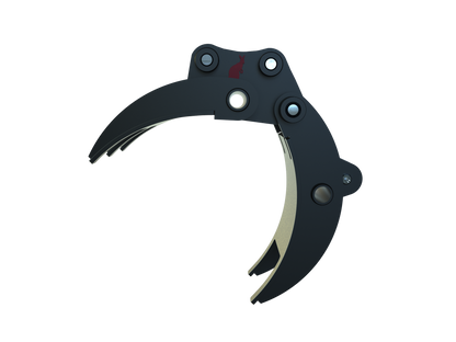 Roo Attachments 400mm solid finger grab for 2.0t-2.7t mini excavators, additional view