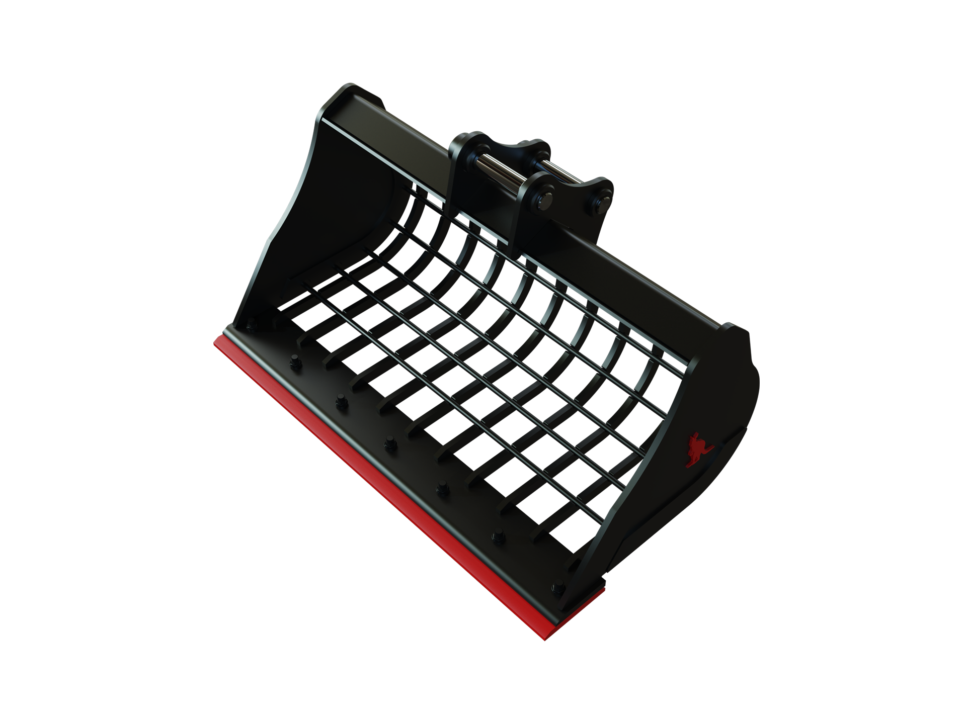 Roo Attachments 1000mm skeleton sieve bucket for 2.0t-2.7t mini excavators, additional view