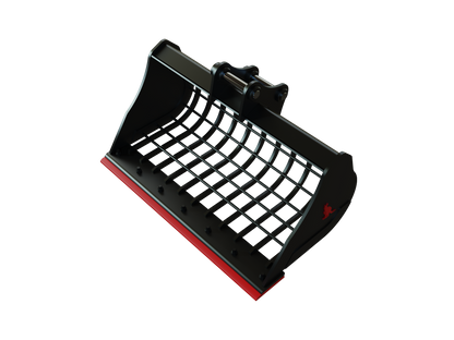 Roo Attachments 1000mm skeleton sieve bucket for 2.0t-2.7t mini excavators, additional view