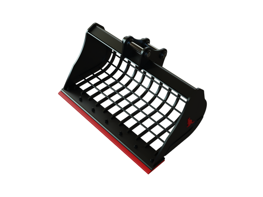 Roo Attachments 1000mm skeleton sieve bucket for 2.0t-2.7t mini excavators, additional view