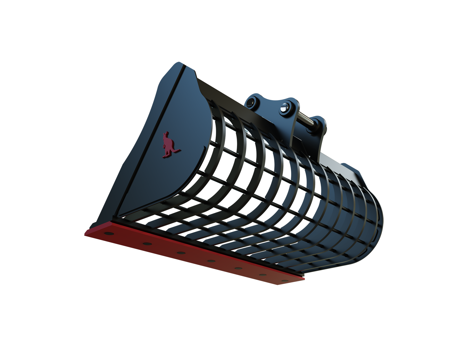 Roo Attachments 1000mm skeleton sieve bucket for 2.0t-2.7t mini excavators, additional view