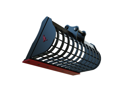 Roo Attachments 1000mm skeleton sieve bucket for 2.0t-2.7t mini excavators, additional view